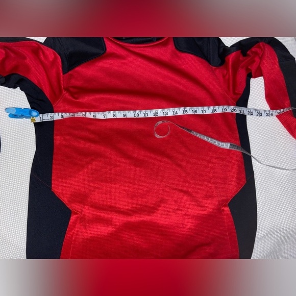 2/60& Men’s UNDER ARMOUR ColdGear black and red  Reactor Fleece Hoodie sz medium - Picture 8 of 16